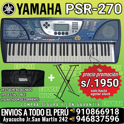 ELYMAR MUSIC PERÚ Instrumentos Musicales Yamaha y Korg