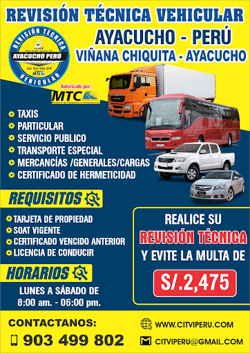 Revision Técnica Vehicular Ayacucho Peru