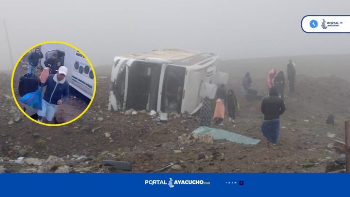 La pesada unidad perdió el control, saliéndose de la calzada y terminando a varios metros de la vía.