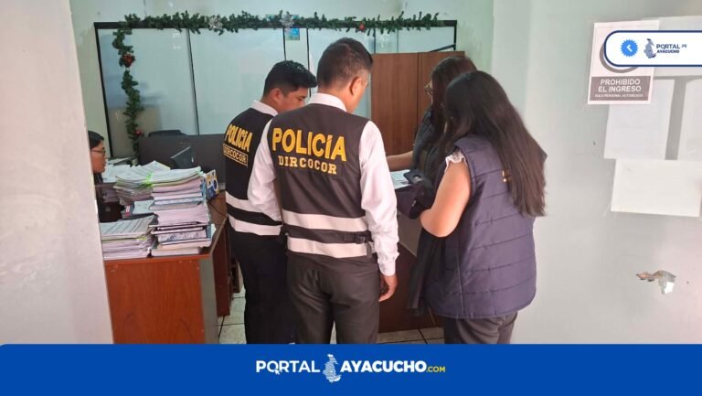 En un megaoperativo liderado por el Fiscal Walter Espinoza Mavila, se intervino Tesorería, Administración e Imagen Institucional tras escandalosa contratación de S/ 25 mil soles.