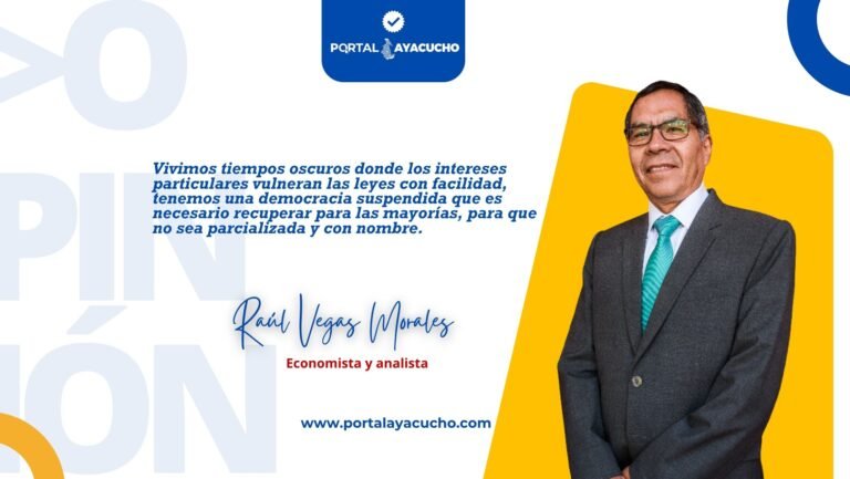 Raúl Vegas Morales, economista y analista político