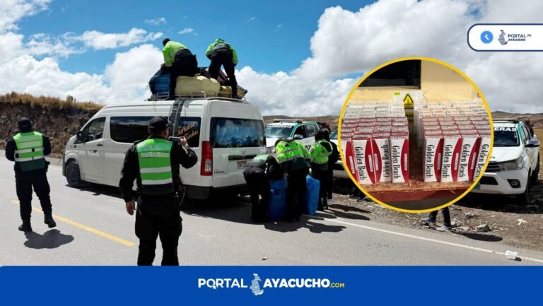 Mediante modalidad “hormiga” llevaban cigarrillos ilegales Huamanga