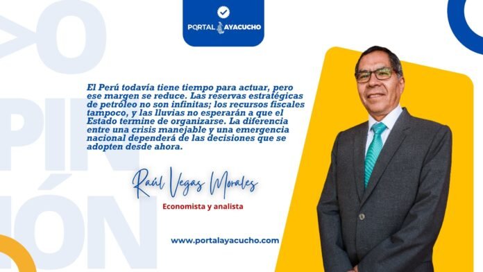 Raúl Vegas Morales, economista y analista político Raúl Vegas Morales, economista y analista político