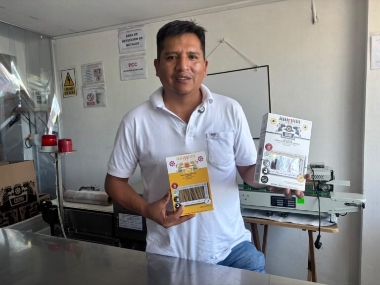 La nutripasta de la empresa ayacuchana combina quinua, consomé de cuy y huevo deshidratado, una propuesta saludable que busca posicionar los productos andinos en nuevos mercados.